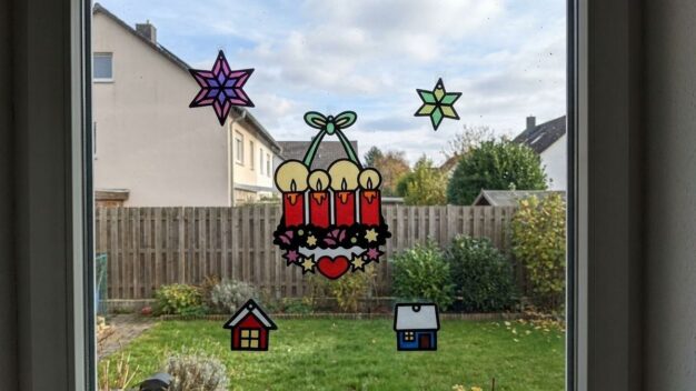 Die besten Fensterbilder für Weihnachten - © wunschkind-community.de